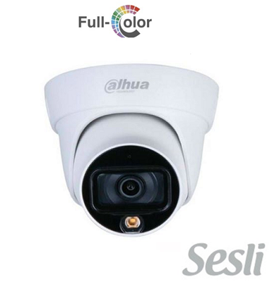 DAHUA HAC-HDW1209TQ-A-LED-0280B-S2 2 MP DAHİLİ SESLİ FULL COLOR DOME KAMERA