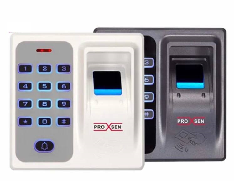 PROXSEN PS-4021SA-W BEYAZ PARMAK İZİ OKUYUCU+KART (PROXİMİTY ANAHTARLIK)+ŞİFRE +RÖLELİ