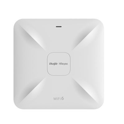 RUIJIE REYEE RG-RAP2260(G) AX1800 Wi-Fi 6 2 PORT 2.4G 2x2MIMO 5G 23dBm 2.4 GHZ & 5 GHZ POE ADAPTORSUZ INDOOR ACCESS POINT