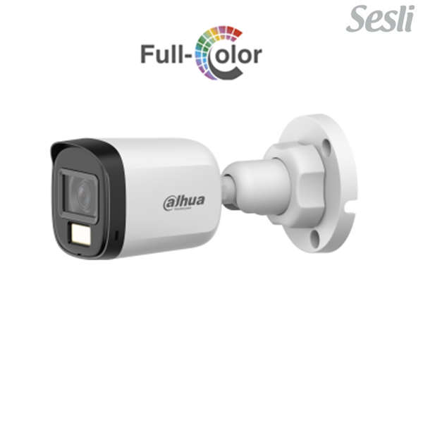 DAHUA HAC-B1A51P-U-I-A 5 MP DAHİLİ SESLİ 20 MT GECE GÖRÜŞLÜ COLORVU (7/24 RENKLİ) AHD KAMERA