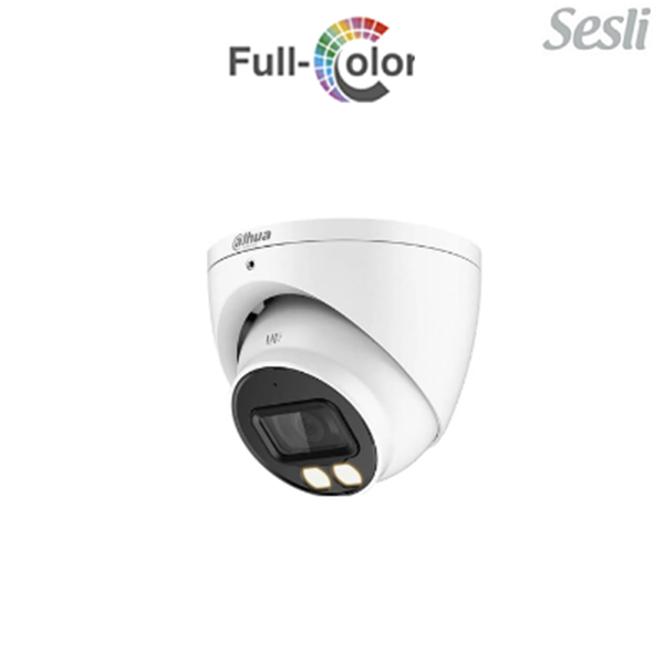 DAHUA HAC-T1A21P-U-IL-A 2 MP DAHİLİ SESLİ 20 MT GECE GÖRÜŞLÜ COLORVU (7/24 RENKLİ) AHD KAMERA