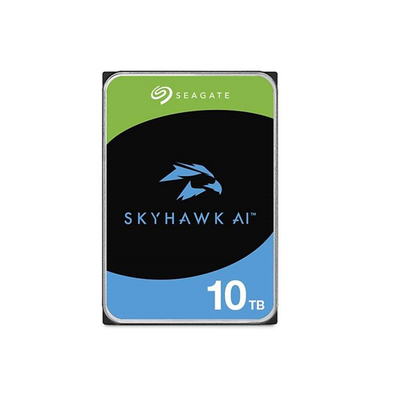 SEAGATE SKYHAWK AI 10 TB 7200RPM 256MB SATA3 550TB/Y RV 7/24 (ST10000VE001)
