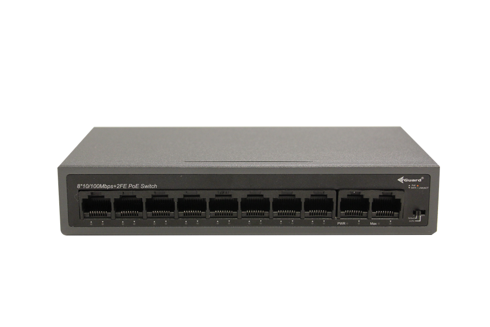 VGUARD VG-SW1008P-60 8 PORT POE + 2 PORT UPLİNK SWİTCH 60W