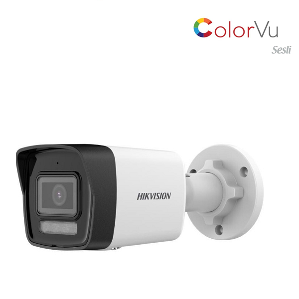 HİKVİSİON DS-2CD1023G2-LIUF 2 MP DAHİLİ SESLİ COLORVU IP BULLET KAMERA H.265+ 2.8 MM LENS