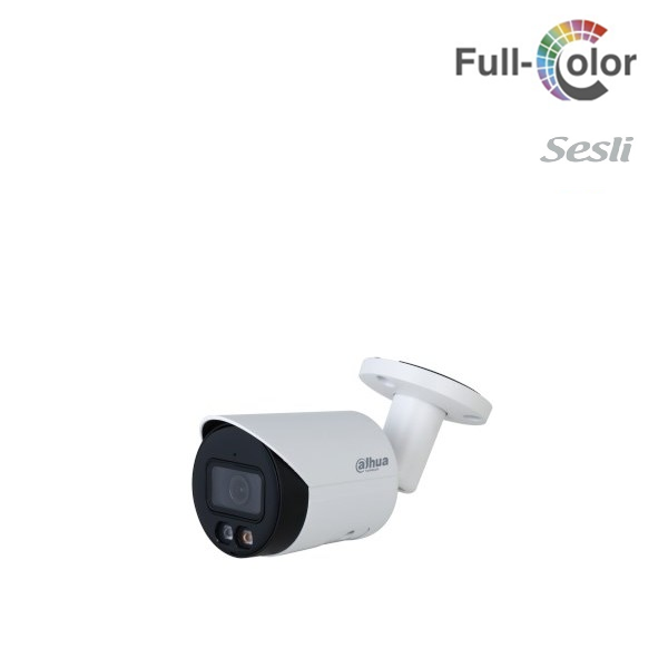 DAHUA IPC-HFW1249S-S-IL-0360B 2 MP DAHİLİ SESLİ 30 MT GECE GÖRÜŞLÜ FULL COLOR IP KAMERA