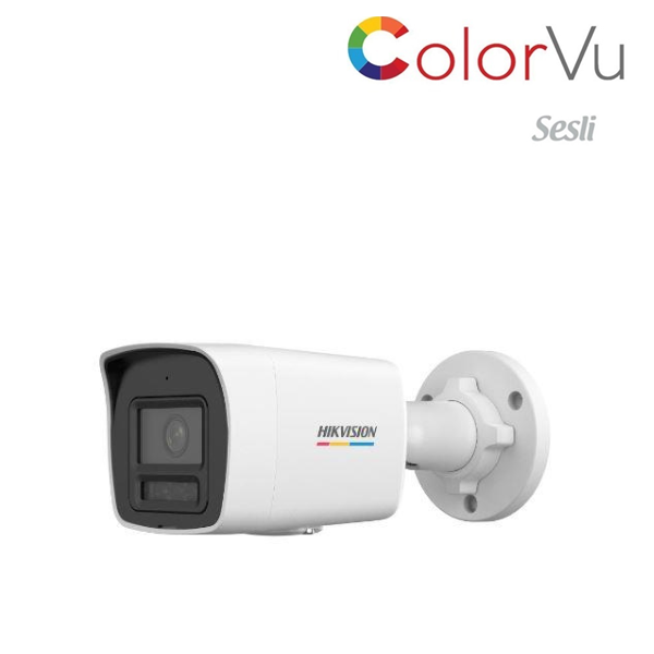 HİKVİSİON DS-2CD1027G2H-LUF 2 MP DAHİLİ SESLİ COLORVU IP BULLET KAMERA H.265+ 2.8 LENS