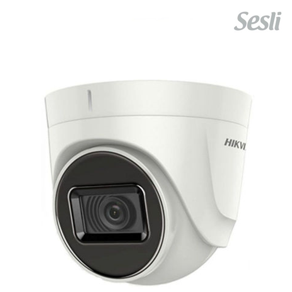 HİKVİSİON DS-2CE76D0T-ITPFS 2 MP DAHİLİ SESLİ HDCVI/HDTVI/AHD/CVBS DOME KAMERA