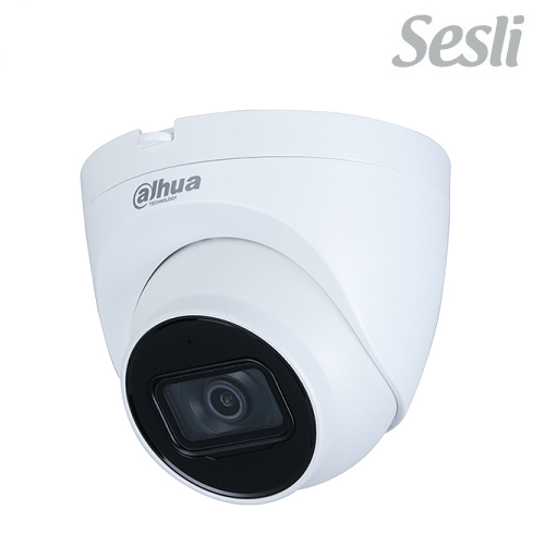 DAHUA IPC-HDW1431T-AS-0208B-S2 4 MP DAHİLİ SESLİ IP DOME KAMERA H.265+