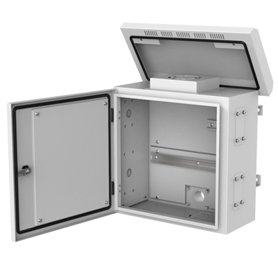 LANDE ÇİFT CIDAR MINI MOBESE KABİN 445x225x500 + 1 Lİ TERM.FAN+DİREK ASKI APARATI DAHİL