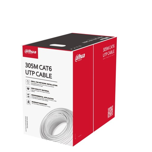 DAHUA PFM920I-6UN-C SAF BAKIR LSZH HALOJEN FREE 23 AWG UTP CAT6 305 METRE