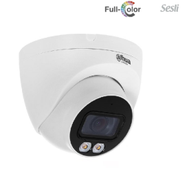 DAHUA IPC-HDW2249T-S-IL-0280B 2MP 2.8MM FULLCOLOR SESLİ IP DOME KAMERA