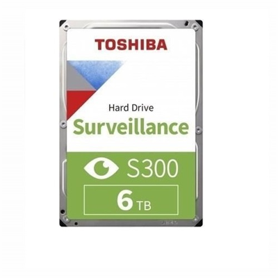 TOSHIBA S300 6TB 5400RPM SATA3 64MB 7/24 GÜVENLİK DİSKİ TÜRKİYE DİSTRÜBÜTÖR