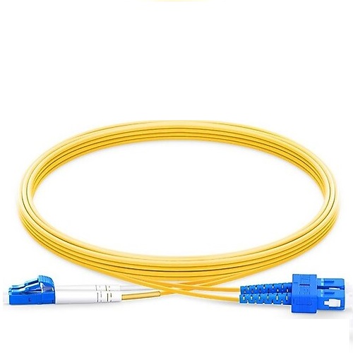 SC-LC SM 9/125 DUPLEX PATCH CORD LSZH 5 MT