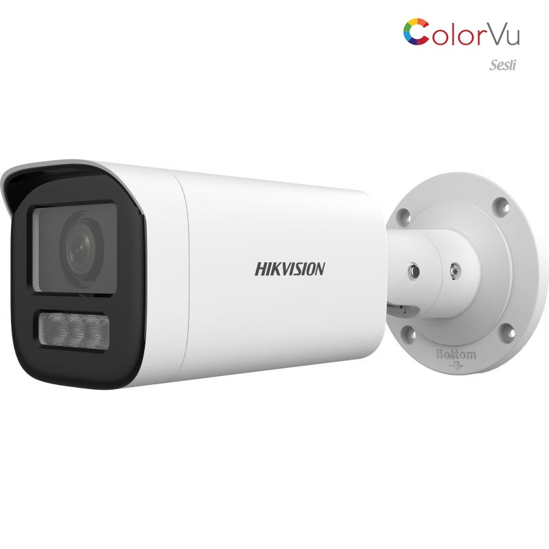 HİKVİSİON DS-2CD1643G2-LIZSU 4 MP DAHİLİ SESLİ 2.8-12 MM MOTORİZE LENSLİ COLORVU IP BULLET KAMERA H.265+ 50 MT GECE GÖRÜŞ