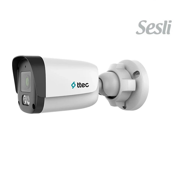 TTEC IPBP-4330M-MS/S 4 MP DAHİLİ SESLİ 2.8 MM LENSLİ IP BULLET KAMERA SD KART DESTEKLİ H.265+