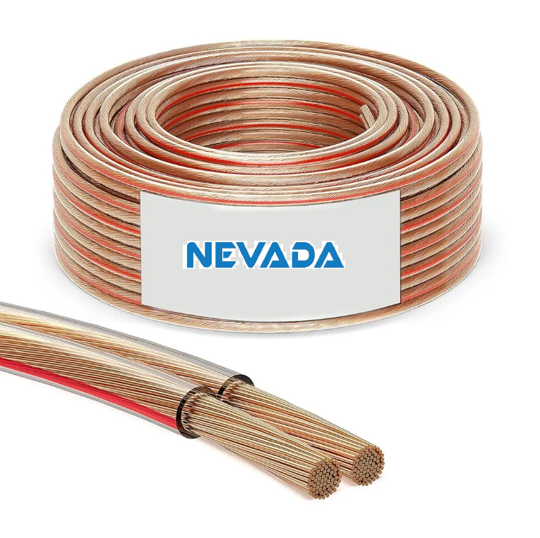 SELÇUK 100 METRE 2x0.75mm ŞEFFAF HOPARLÖR KABLO (CCA)