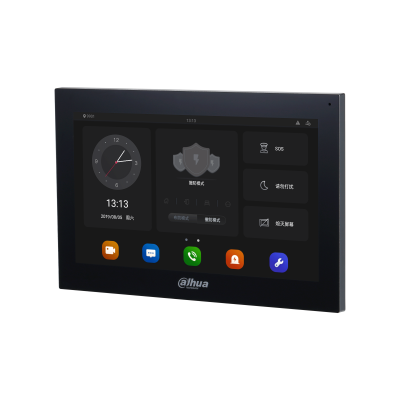 DAHUA VTH5341G-W 10 INC DAİRE İÇİ MONİTÖR SİYAH RENKLİ ANDORİD 8.1 DOKUNMATİK EKRAN-WİFİ