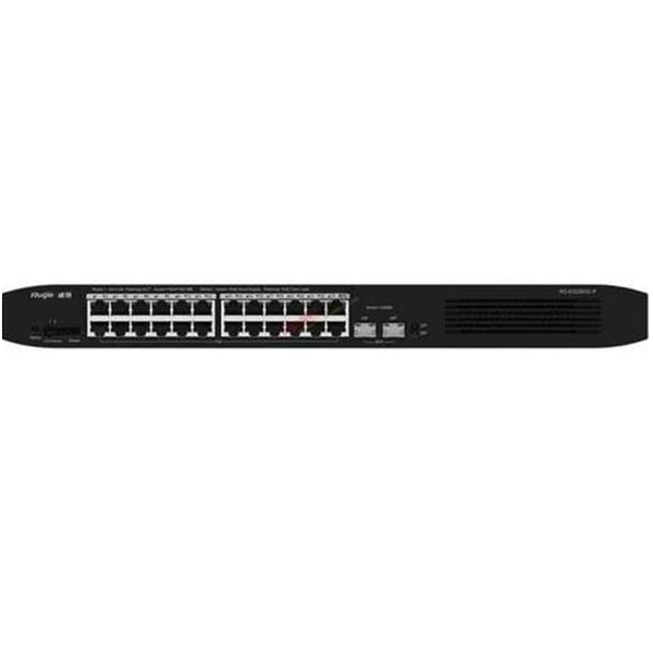 RUİJİE REYEE RG-ES228GS-P 24 PORT 10/100/1000 24 PORT POE 2 X SFP 370 WATT RUJIE CLOUD YÖNETİLEBİLİR RACK MOUNT SWITCH