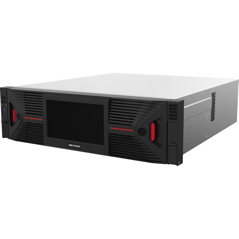 HİKVİSİON DS-96128NI-H16R/LCD 128 KANAL 4 SFP GİRİŞLİ 16 SATA GİRİŞLİ ULTRA 4K NVR CİHAZI H265+