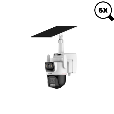 DAHUA IPC-PTS2649C-3E3Z-4GB20 4G SİMKARTLI SOLAR PANELLİ 2+3MP GECE RENKLİ ÇİFT YÖNLÜ SESLİ IP KAMERA 6X ZOOM