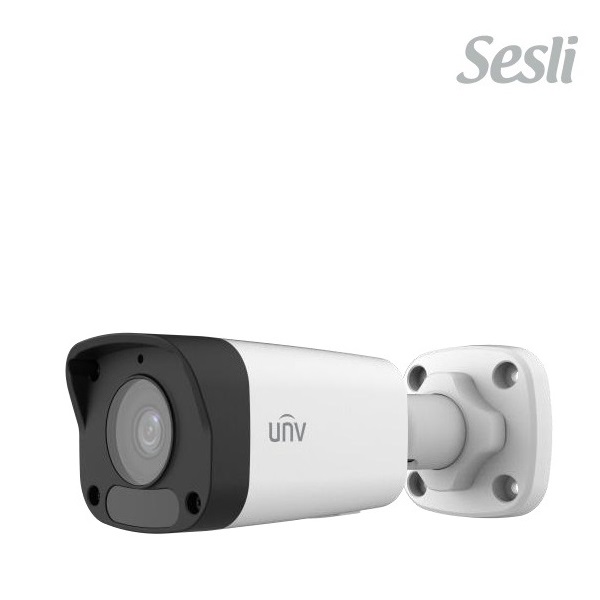 UNİVİEW IPC2124LB-ADF28KM-H 4 MP DAHİLİ SESLİ 2.8 MM LENSLİ IP BULLET KAMERA SD KART DESTEKLİ ULTRA H.265+