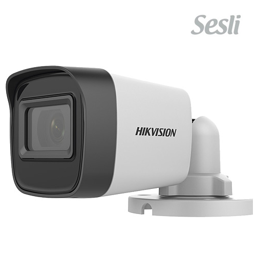 DS-2CE16D0T-ITPFS 2 MP DAHİLİ SESLİ 25 METRE GECE GÖRÜŞLÜ BULLET KAMERA