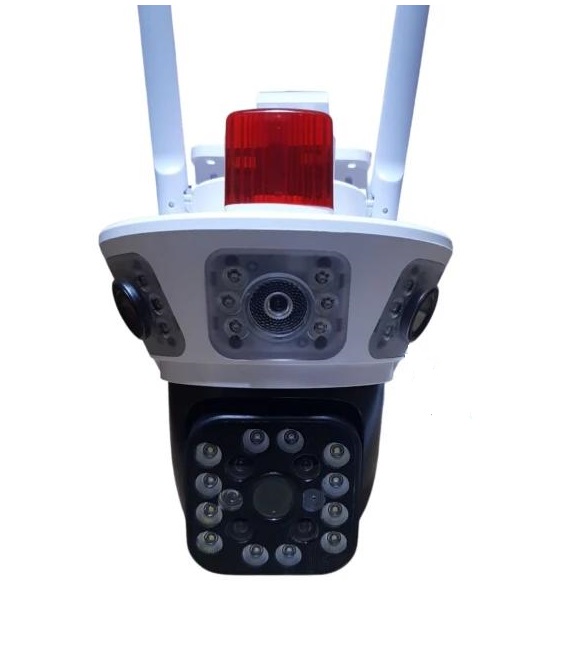NV-WS930 3+3 MP ÇÖZÜNÜRLÜK 3 LENSLİ DIŞ ORTAM SİRENLİ IP KAMERA
