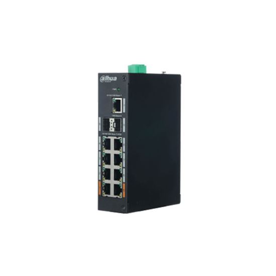 DAHUA PFS3211-8GT-120-V2 8 PORT GİGABİT POE SWİTCH 1 PORT GİGABİT UPLİNK 2 ADET GİGABİT SFP SWİTCH