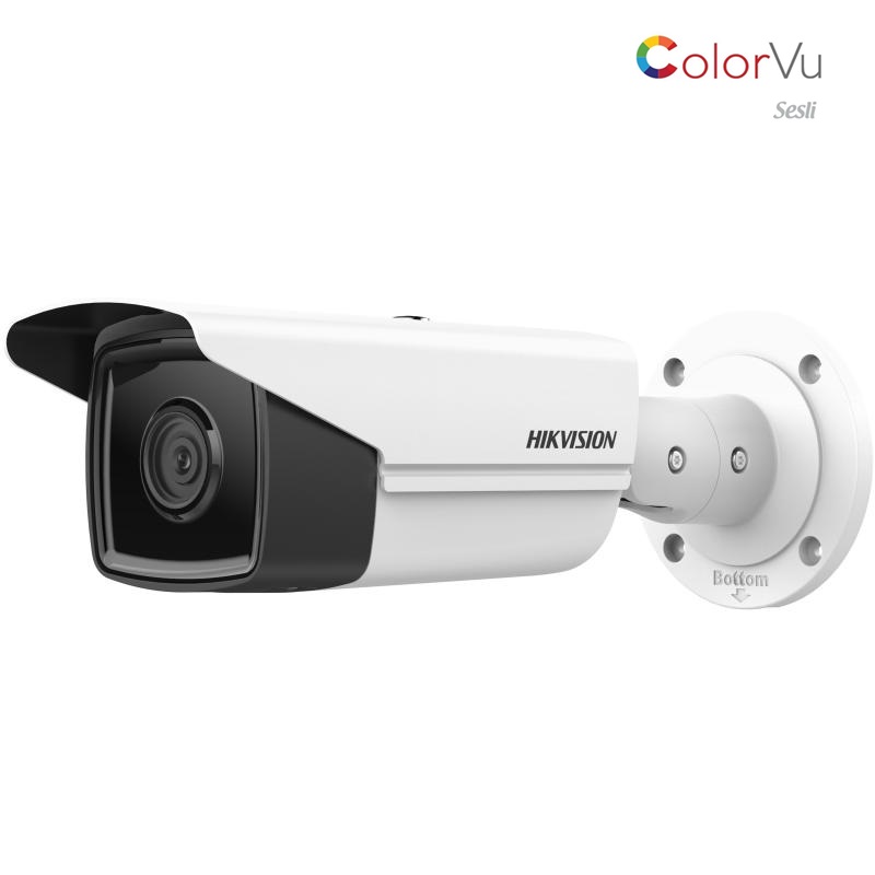HİKVİSİON DS-2CD2T43G2-2I 4 MP DAHİLİ SESLİ COLORVU IP BULLET KAMERA H.265+ 4 MM LENS ACUSENSE