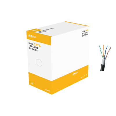 DAHUA PFM920-6UN POLİETİLENLİ (OUTDOOR) SAF BAKIR 23 AWG UTP CAT6 305 METRE