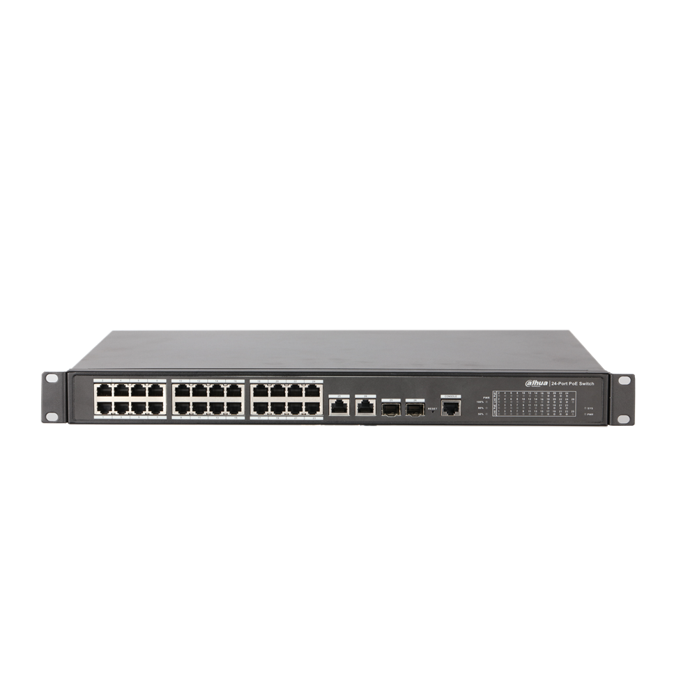 PFS4226-24ET-240 24 PORT POE +2GE KOMBO+2GE SFP KOMBO TOPLAM 240W POE YÖNETİLEBİLİR SWITCH