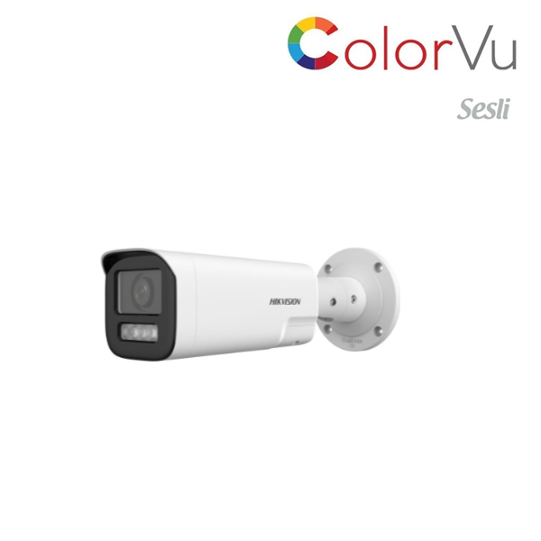 HİKVİSİON DS-2CD1663G2-LIZSU/SL 6 MP DAHİLİ ÇİFT YÖNLÜ SES COLORVU 2.8-12 MM MOTORİZE LENSLİ IP BULLET KAMERA H.265+