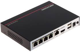 HİKVİSİON DS-E04NI-Q1/4P 4 KANAL POELİ 1 TBB SSD HARDDİSKLİ NVR KAYIT CİHAZI H.265+