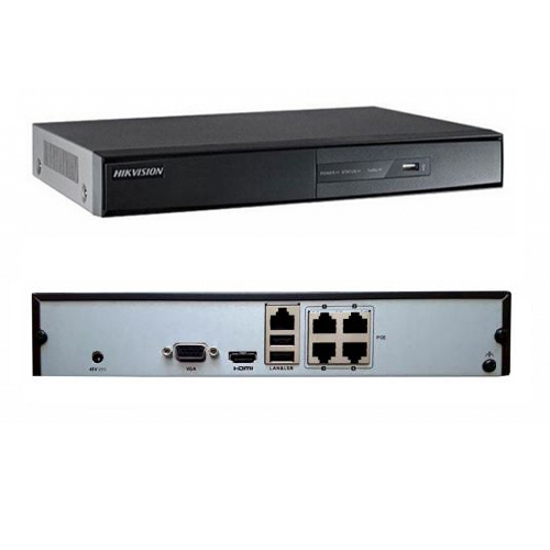 HİKVİSİON DS-7104NI-Q1/4P/M  4 KANAL POELİ NVR KAYIT CİHAZI H.265+