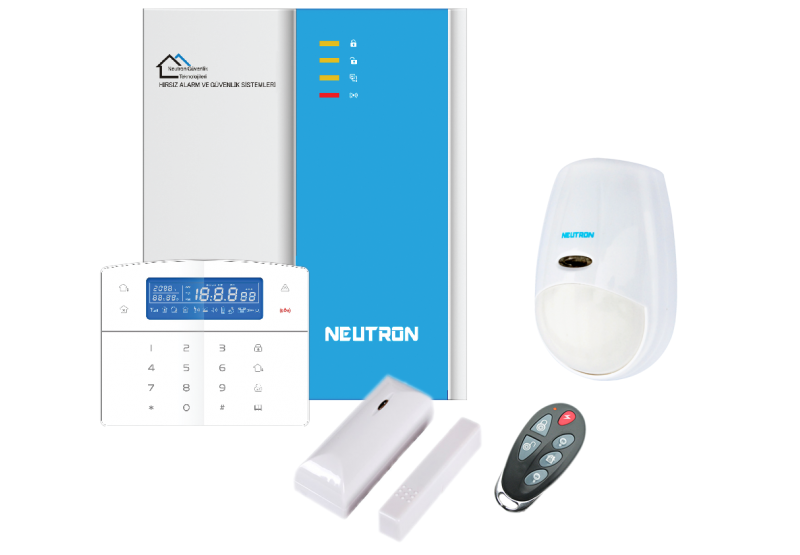 NEUTRON NTA-GNA8545 GSM VE NETWORK MODÜLLÜ ALARM SETİ