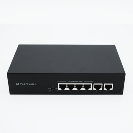 NEVADA PS6M-42EE 4 PORT POE + 2 PORT UPLİNK SWİTCH 55W