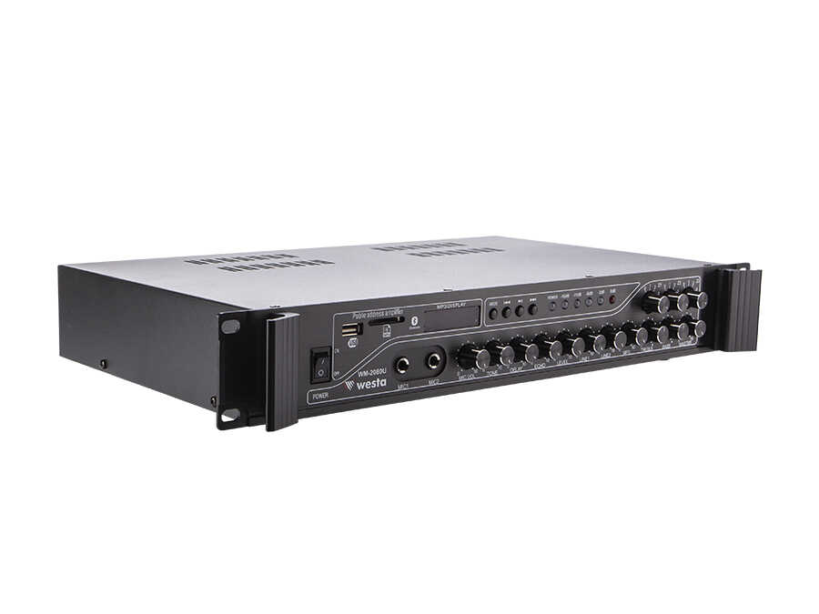 WESTA WM-2080U 3 BÖLGELİ 100-200W MİXER AMFİ