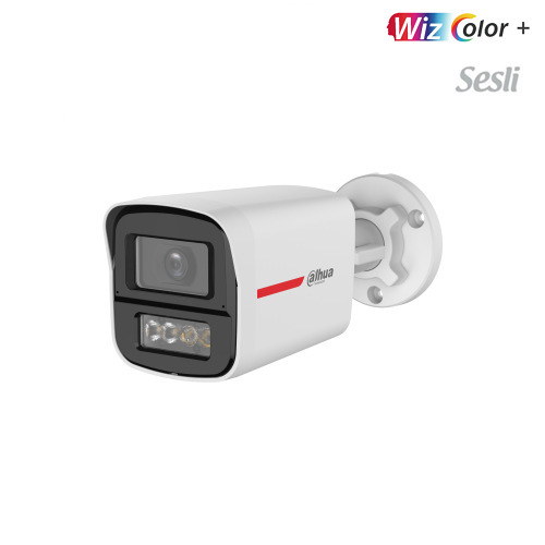 DAHUA HAC-HFW1249XP-A-PRO 2 MP WİZCOLOR DAHİLİ ÇİFT TARAFLI SES 50 MT GECE GÖRÜŞ GERÇEK 130 DB GERÇEK WDR