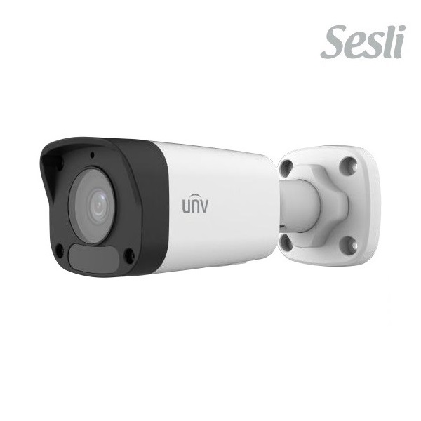 UNİVİEW IPC2122LB-ASF28K-A 2 MP DAHİLİ SESLİ 2.8 MM LENSLİ IP BULLET KAMERA SD KART DESTEKLİ ULTRA H.265+