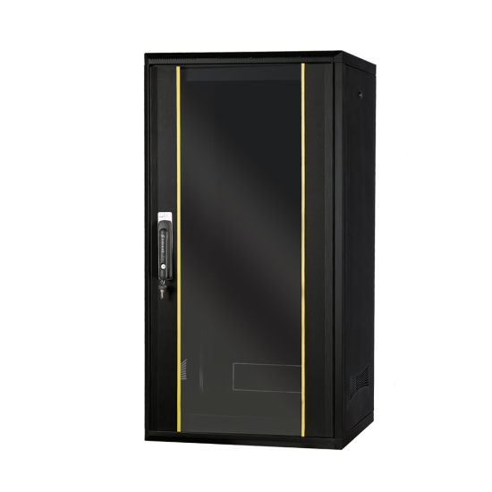 NEVADA 20U 19 INC DİKİLİ TİP RACK KABİNET W=600 MM D=600MM SİYAH