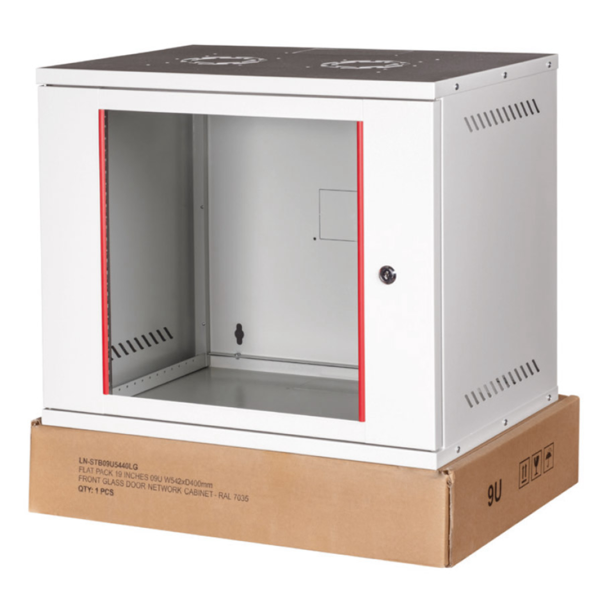LANDE 9U SOHO RACK DUVAR TİPİ KABİNET