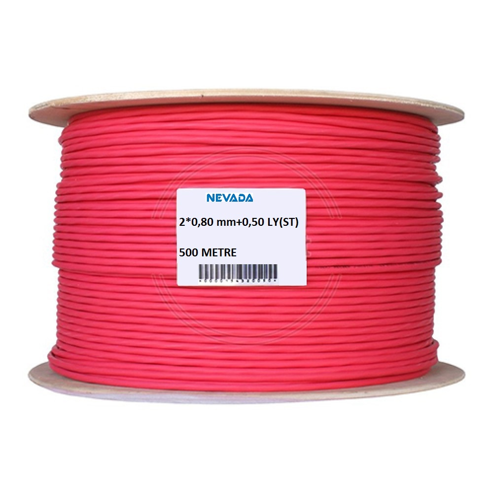 2x2x0.80 mm + 0.50 mm Yangın Alarm Kablosu