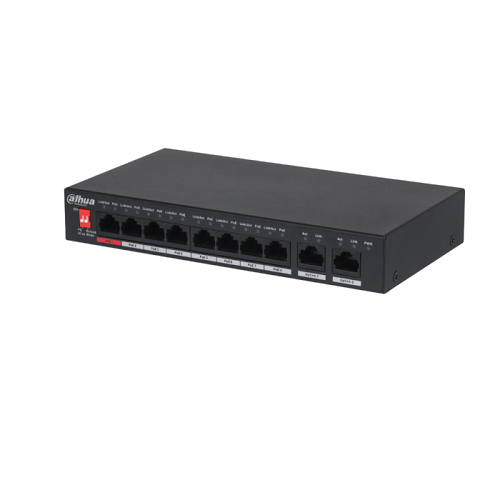 DAHUA PFS3010-8ET-96 8 PORT POE + 2 UPLİNK  SWİTCH 96W POE ÇIKIŞ GÜCÜ