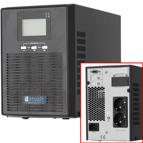 DOTVOLT VOLT-MN-2KVA 2KVA ONLİNE GÜÇ KAYNAĞI-UPS LCD 1/1 FAZ 4x7AH 5-15 DAK